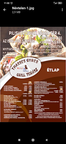 Thassos Gyros & Grill Terasz - Pilisvörösvár