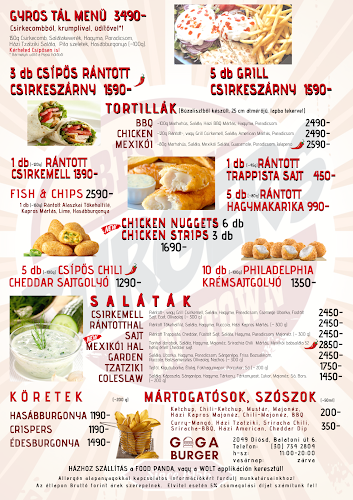 Opinii despre Giga Burger Station în Diósd - Vendéglátás