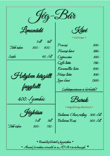 Jég-Bár Fagyizó - Balatonederics