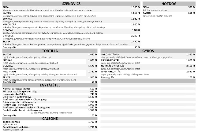 Opinii despre Silver Ételbár în Doboz - Vendéglátás