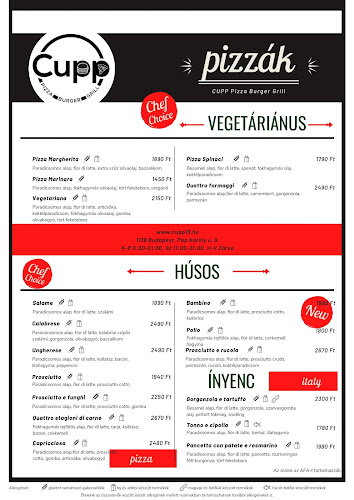 CUPP pizza burger grill - Vendéglátás