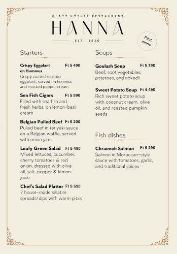 Hanna Garden Glatt Kóser Étterem - Vendéglátás
