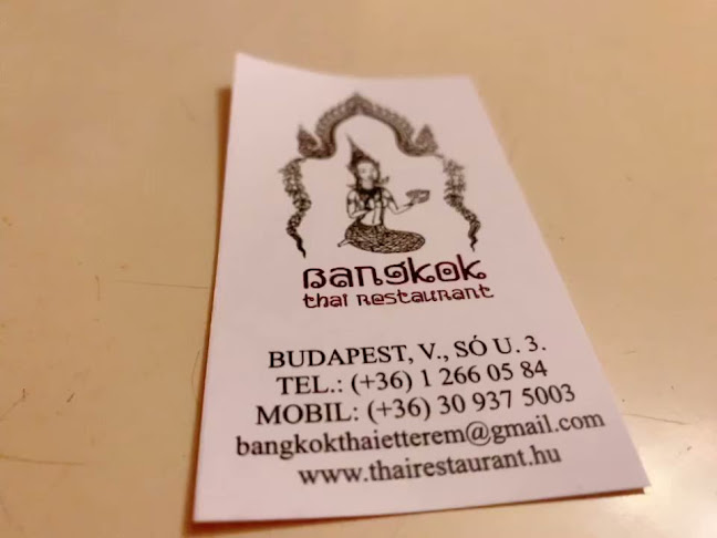 Opinii despre Bangkok Thai Étterem în Budapest - Vendéglátás
