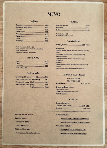 Comentarii opinii despre Mókusch kávézó és tortaműhely