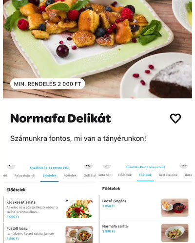 Opinii despre Normafa Delikát în Budapest - Vendéglátás