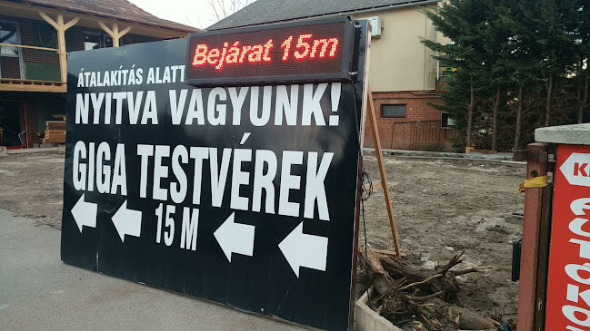Opinii despre Giga Testvérek în Veresegyház - Vendéglátás