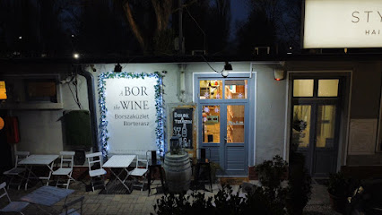 A BOR/the Wine Borszaküzlet, borterasz