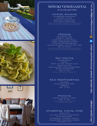 Siófoki Vendégasztal Kertem, konyhám ízei