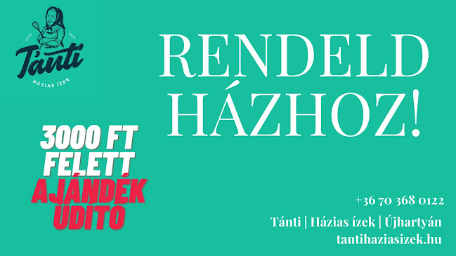 Opinii despre Tánti Házias Ízek în Újhartyán - Vendéglátás