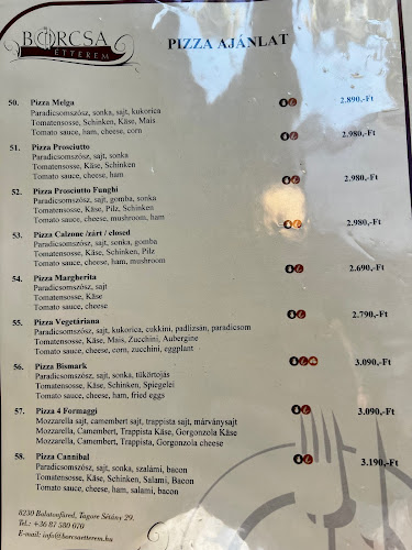 Borcsa Étterem