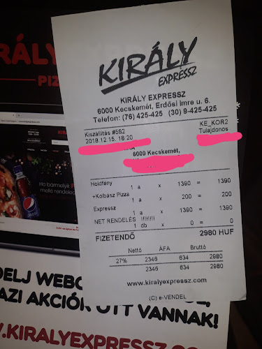 Opinii despre Király Expressz Menü în Kecskemét - Vendéglátás