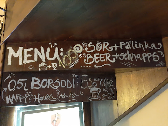 Café Mézes söröző - Vendéglátás