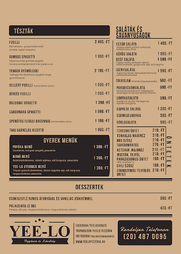 Comentarii opinii despre Yee-lo pizzéria