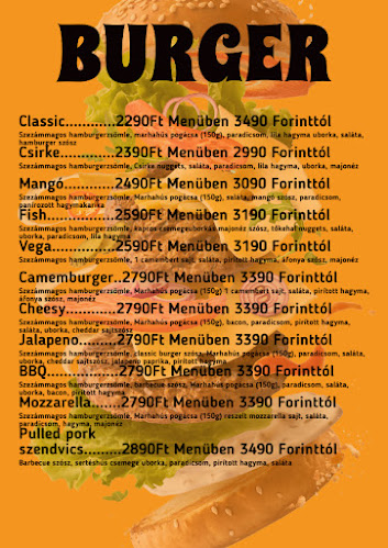 Opinii despre Bella Donna - Street Kitchen în Százhalombatta - Vendéglátás