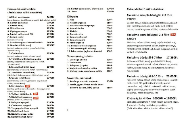 Opinii despre Pizza Finissimo în Üllő - Vendéglátás