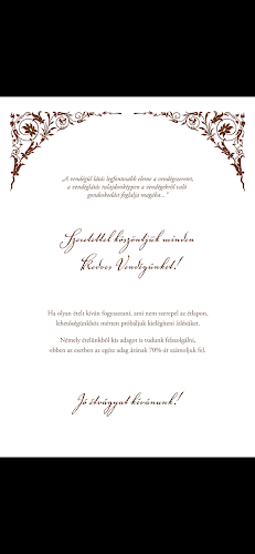 Lugas Vendéglő - Vendéglátás