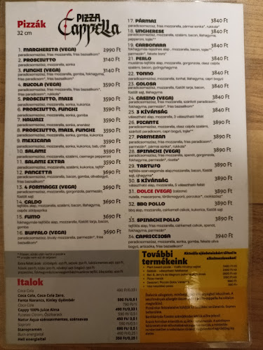 Pizza Cappella - Sopron