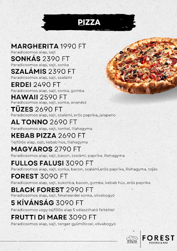 Forest pizzeria & bar - Vendéglátás