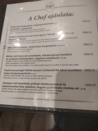 Comentarii opinii despre Gusto Étterem