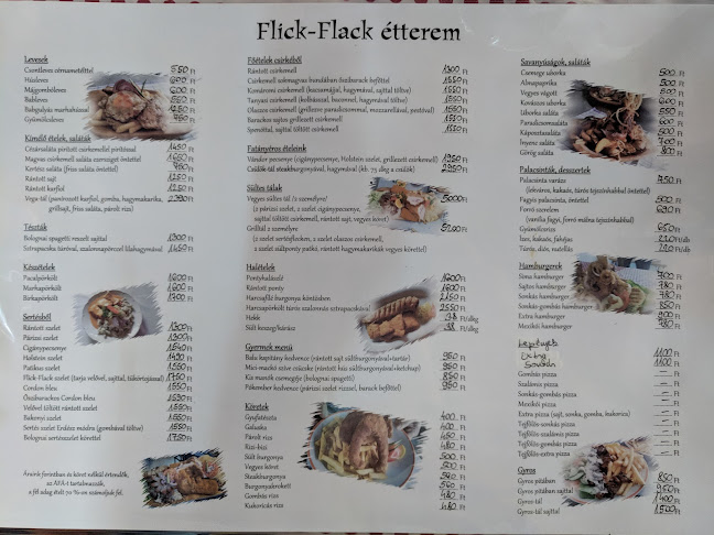 Opinii despre Flick-Flack Étterem în Dunapataj - Vendéglátás