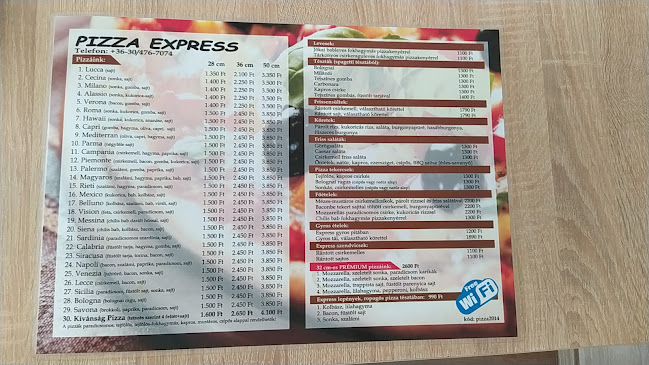 Opinii despre Pizza Express în Sárospatak - Vendéglátás
