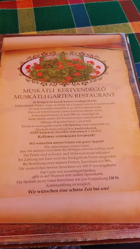 Muskátli Vendéglő - Vendéglátás
