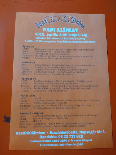 Opinii despre GastROCKitchen în Százhalombatta - Vendéglátás