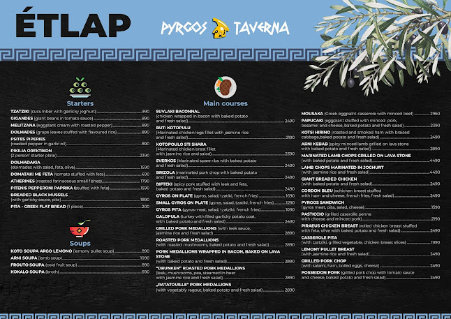 Opinii despre Pyrgos Taverna în Budaörs - Vendéglátás