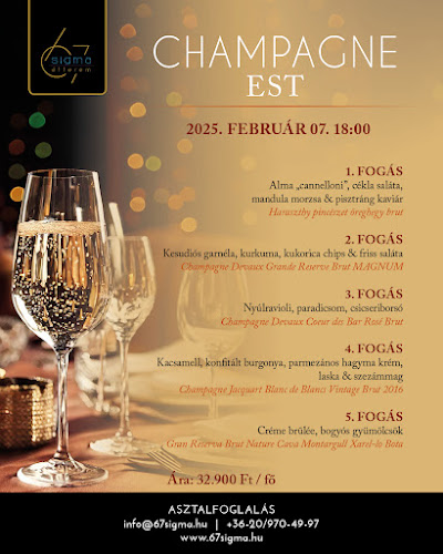 Opinii despre 67Sigma Étterem & Bistro în Székesfehérvár - Vendéglátás