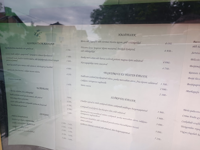 Koronakert Étterem - Vendéglátás