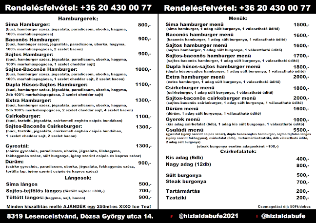 Opinii despre Hízlalda Büfé în Lesenceistvánd - Vendéglátás