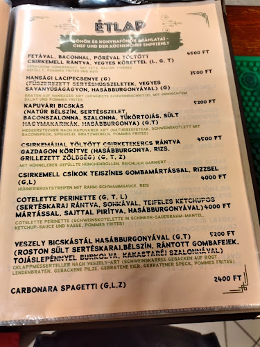 Opinii despre Garta Vendéglő în Kapuvár - Vendéglátás