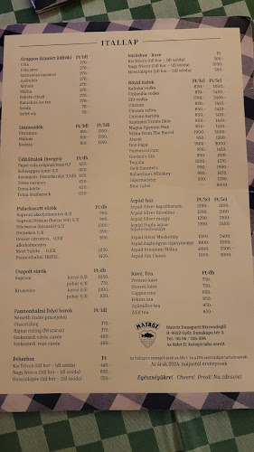 Opinii despre Matróz Dunaparti Kisvendéglő în Győr - Vendéglátás