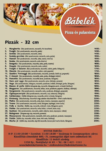 Bábelék Önkiszolgáló Étterem - Vendéglátás