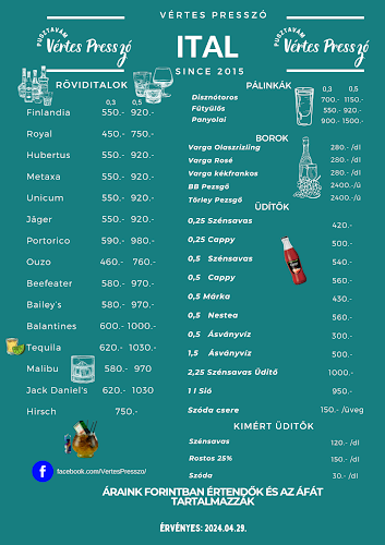 Vértes Presszó - Pusztavám
