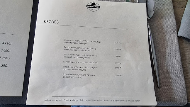 Bagatell Next Bisztró - Vendéglátás