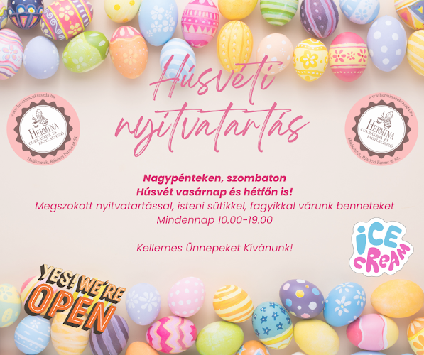 Hermina cukrászda és fagylaltozó - Halásztelek