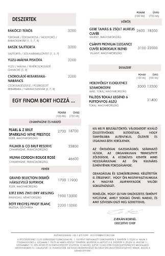 Opinii despre The Restaurant în Budapest - Vendéglátás