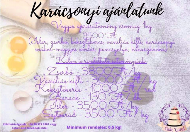 Cake Land - Vendéglátás