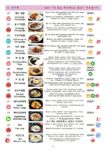 실비네 한식당 Szilvia Koreai Étterme - Göd