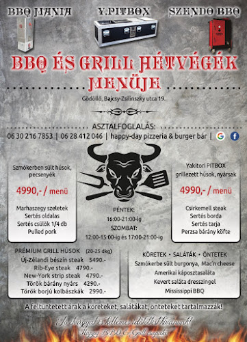 Opinii despre Happy Day Barbecue & Burger Bár Étterem Gödöllő în Gödöllő - Vendéglátás
