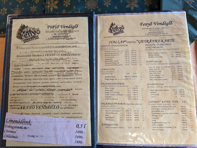 Opinii despre Fenyő Vendéglő în Szilvásvárad - Vendéglátás