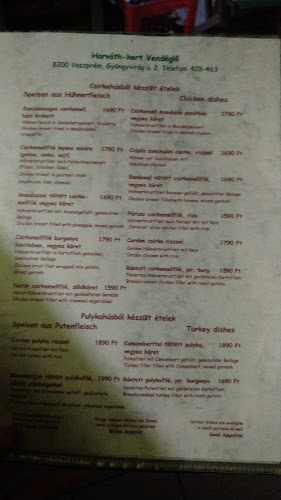 Horváth-kert Vendéglő - Veszprém