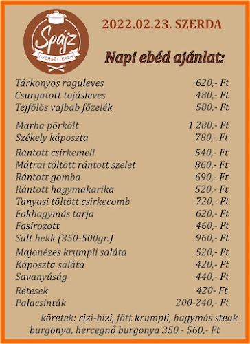 Opinii despre Spájz Gyorsétterem în Pécs - Vendéglátás