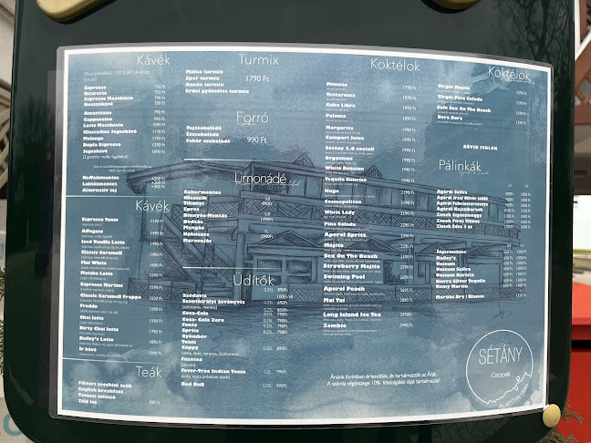 Opinii despre Sétány Étterem-Kávézó în Csopak - Vendéglátás
