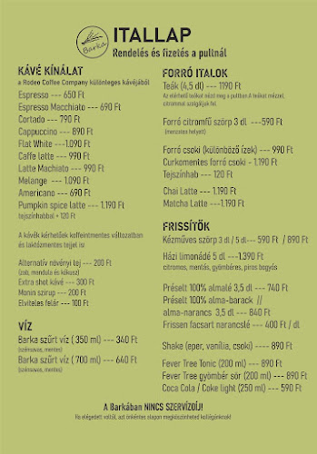 Opinii despre BARKA - kávé és kuckó în Érd - Vendéglátás