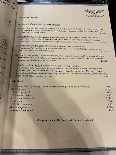 Opinii despre Sasfészek Étterem în Kecskemét - Vendéglátás