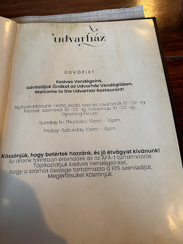 Udvarház Vendéglő