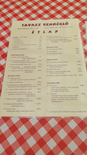 Opinii despre Tavasz Vendéglő în Hosszúhetény - Vendéglátás