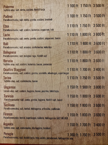 Pizza Café Pizzéria - Vendéglátás